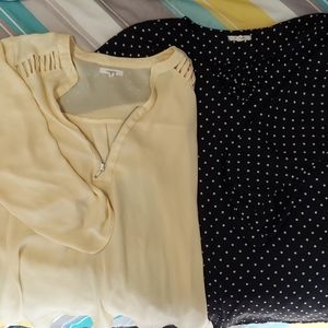 Gently used Maurice's perfect blouse set size L